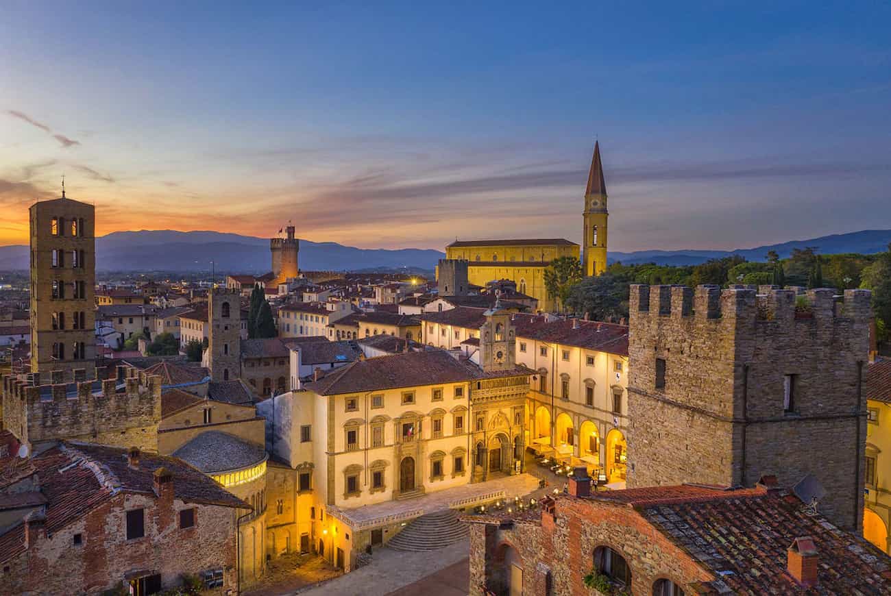 Panoramic view of the historic center