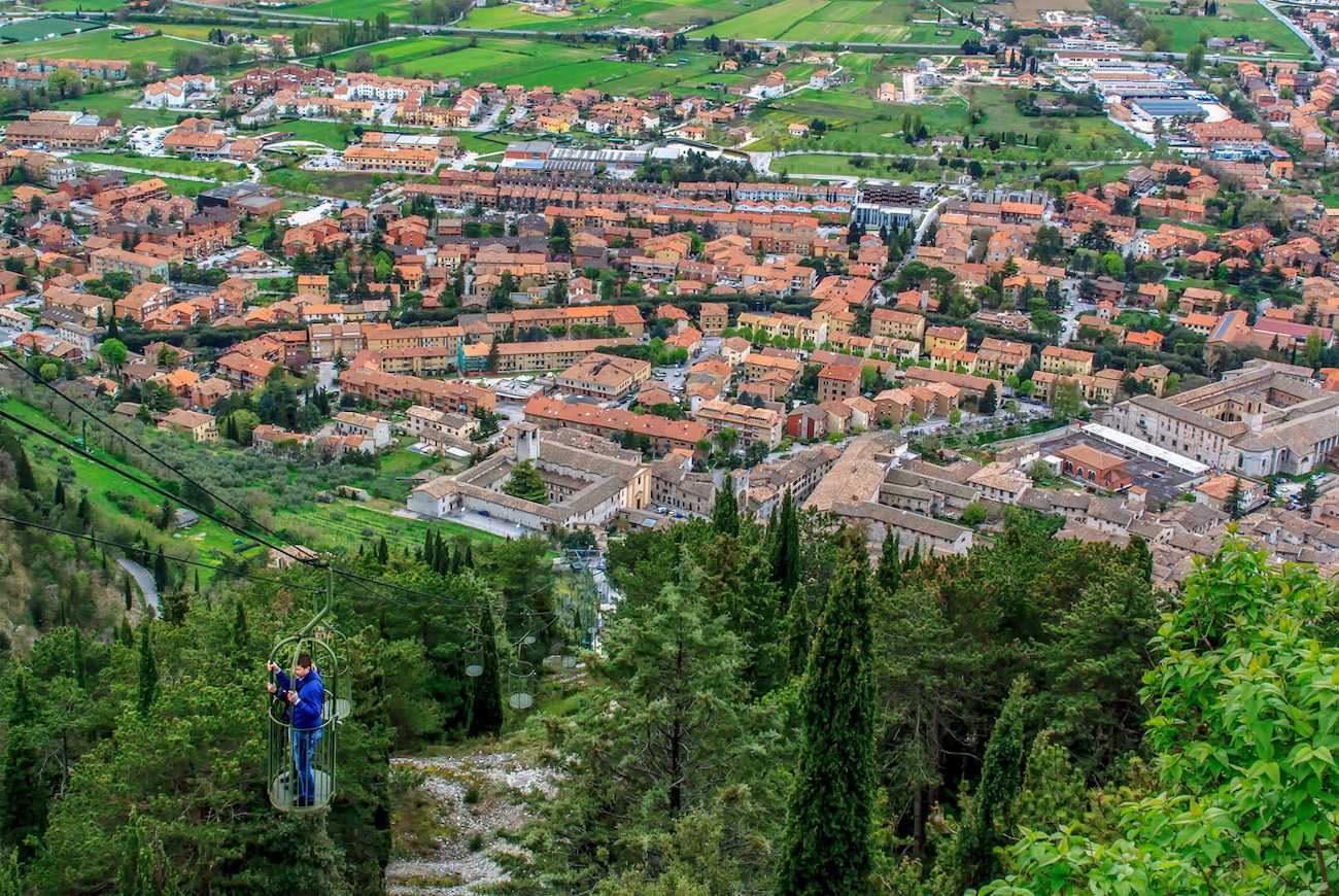 View from Mount Ingino